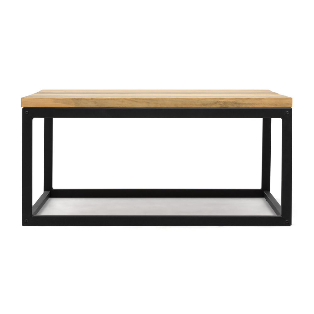 Mesa de Centro Preston Negra 80x80x38cm con tablero de madera maciza de  piezas tricolor Box Furniture, Pequeño mobiliario, Los mejores precios